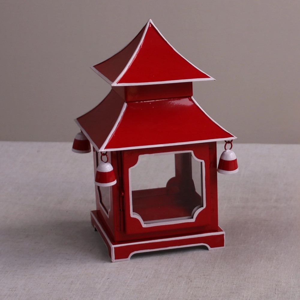 Beatriz Ball Collection Red Holiday Pagoda